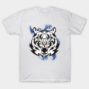 White Tiger with Blue Eyes T-Shirt